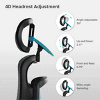 Axion, Ergonomic Hybrid Chair
