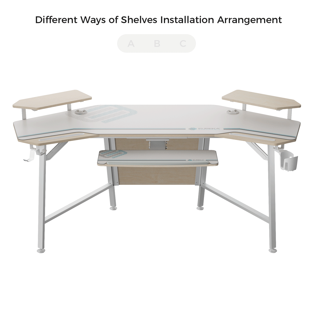 Convertible Desktop Shelves, Set of 2