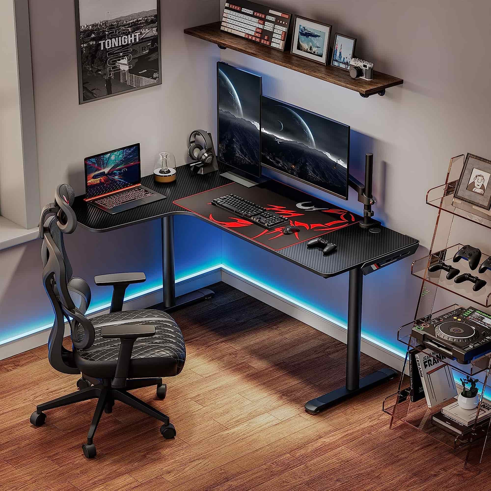 L Shaped Gaming Desk (60"x24")