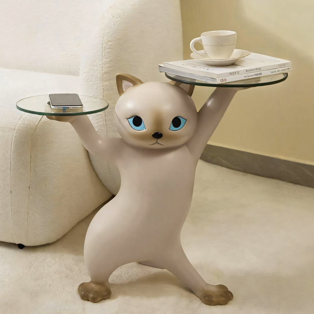 23" H, Enchanting Cat Side Table