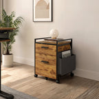 23" Rolling File Cabinet with Drawer