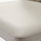 Chic, Upholstered Dining Side Chair Set of 2, Off-White