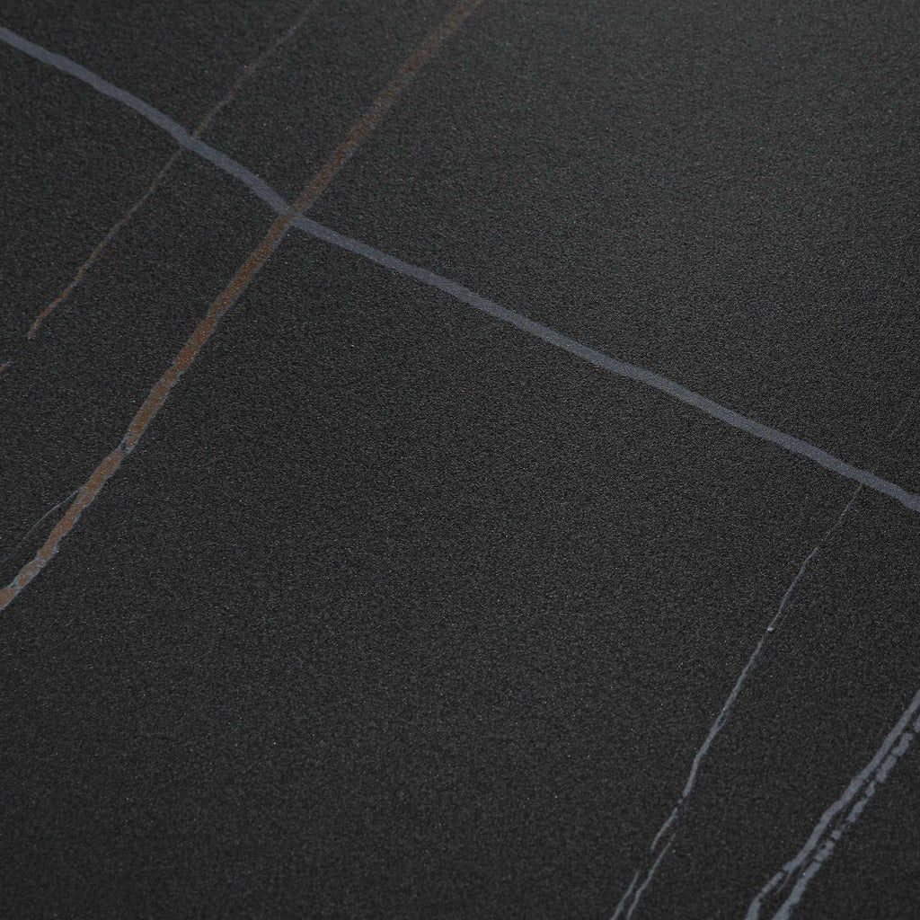 Oasis, 105.5" Dining Table with Sintered Stone, Black