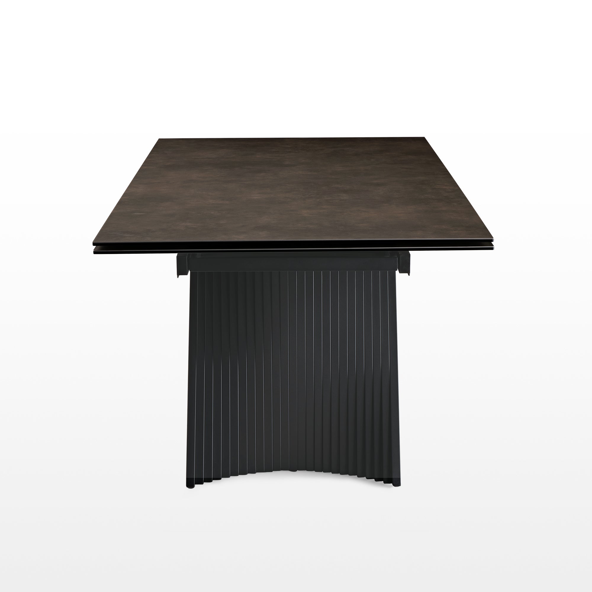 Charlotte, 90"-129" Extendable Dining Table with Sintered Stone Desktop