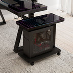 Height-Adjustable Illuminated Panel CPU Cart