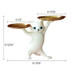 HD-17, 9.8" H, Enchanting Cat Storage Ornament