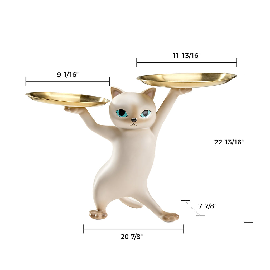 23" H, Enchanting Cat Side Table