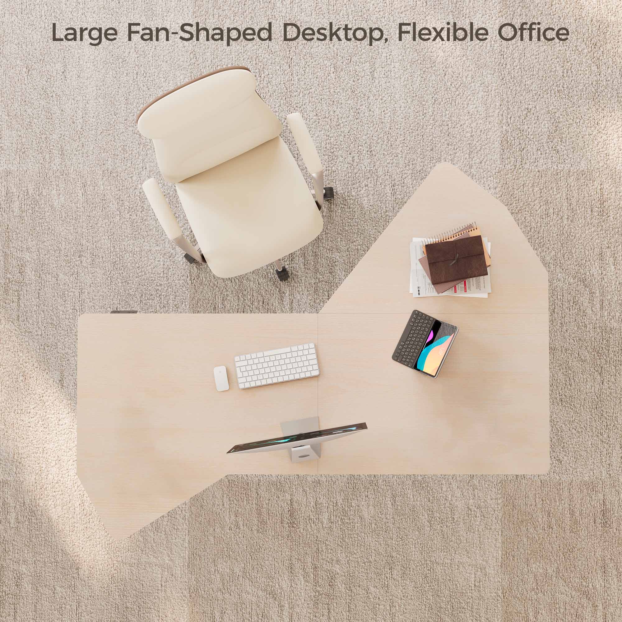 Blossom Dynamics Office Standing Desk (70"x46")