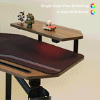Aero Wing Shaped Studio Desk (73"x23")