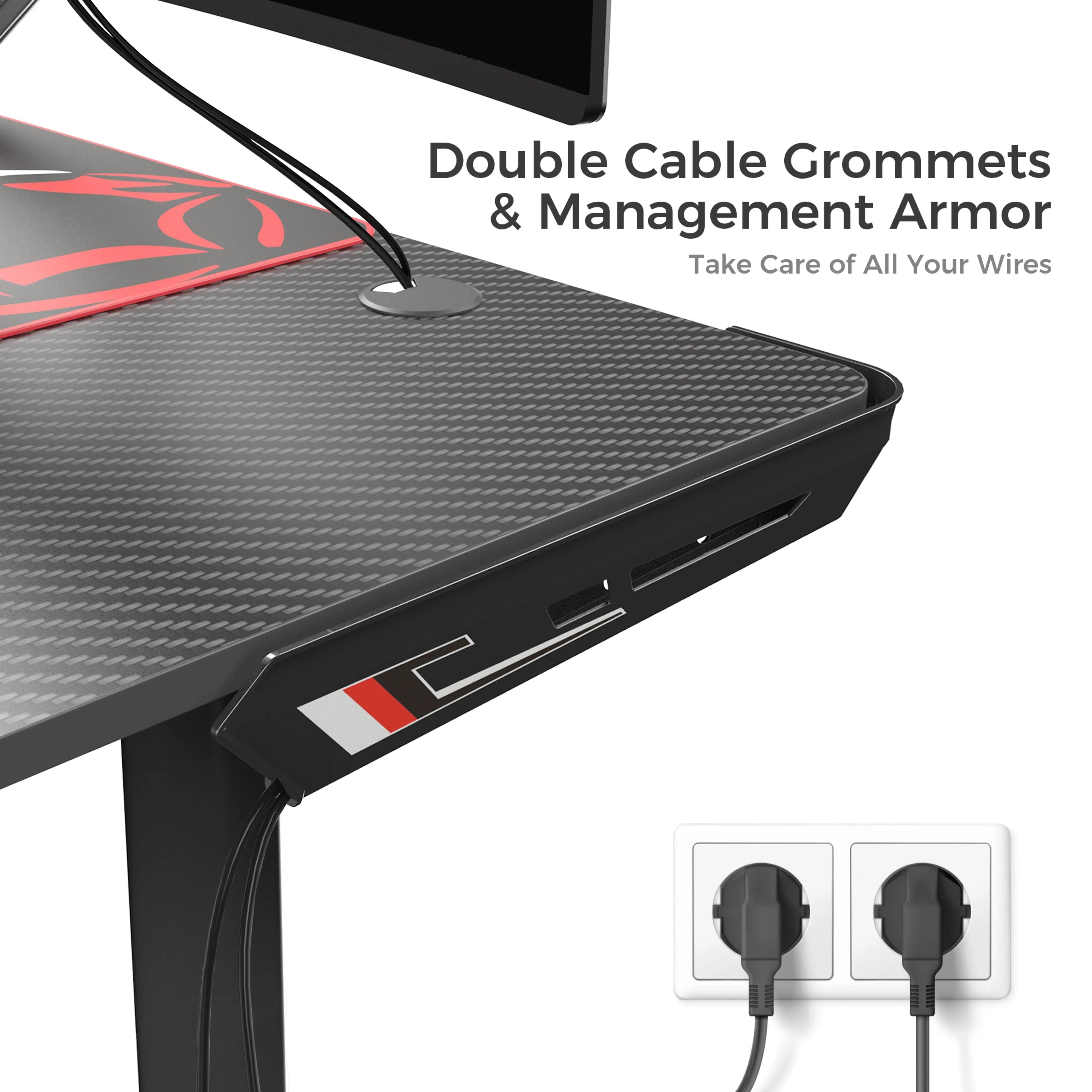 L Shaped Gaming Desk (60"x24")