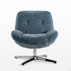 Henry, Chenille Swivel Lounge Chair