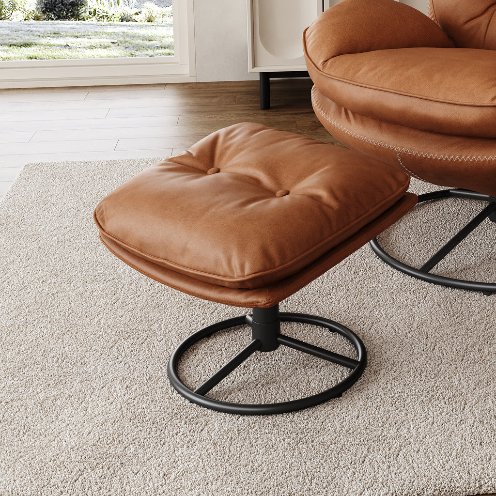 Camden, Tufted Upholstered Ottoman