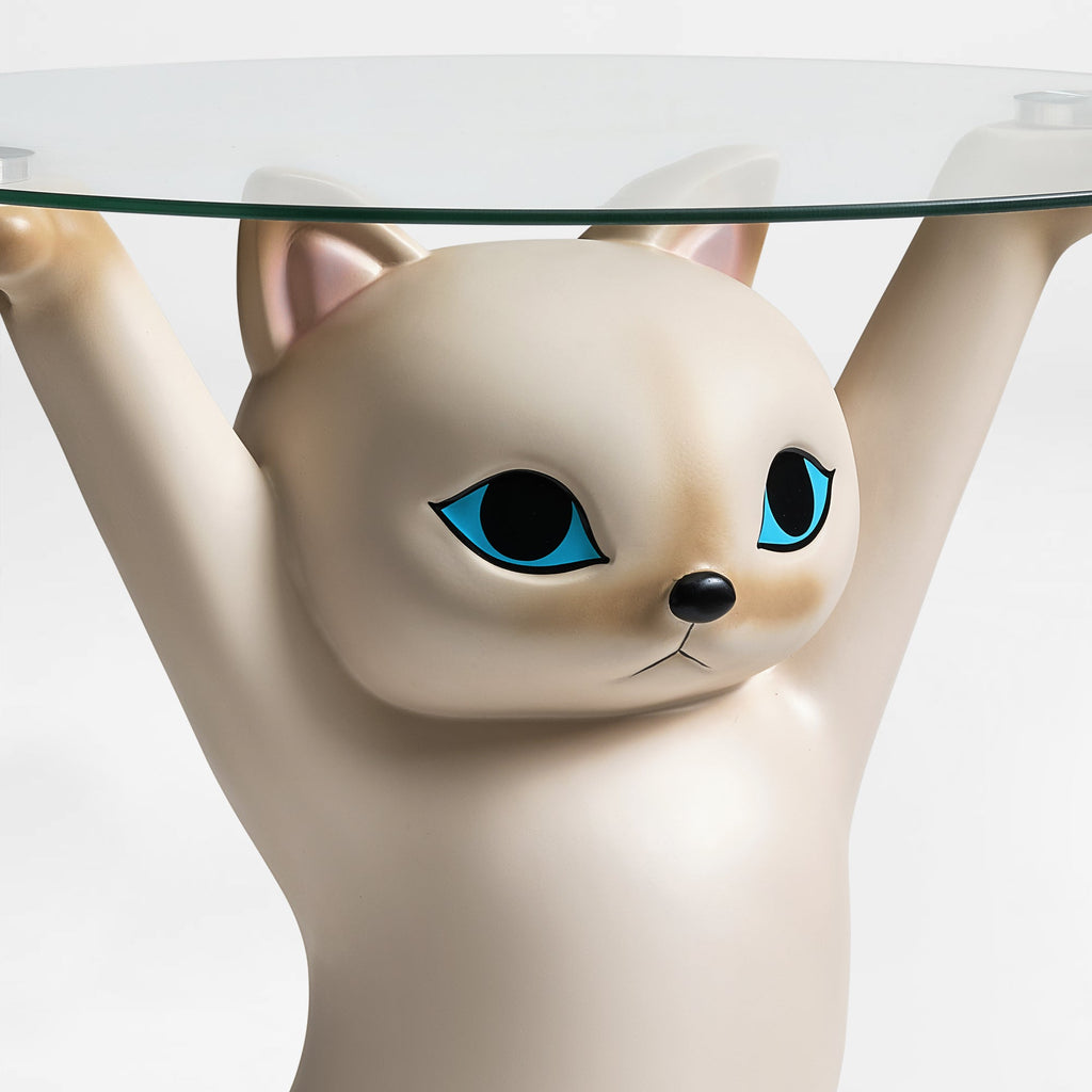 23" H, Enchanting Cat Side Table