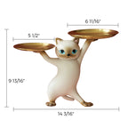 HD-17, 9.8" H, Enchanting Cat Storage Ornament