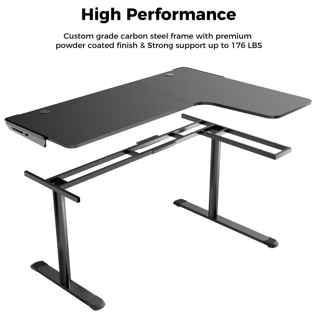 L Shaped Gaming Desk (60"x24")