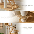 Babylon, 76" Extra Large Multi-Cat Tree Tower