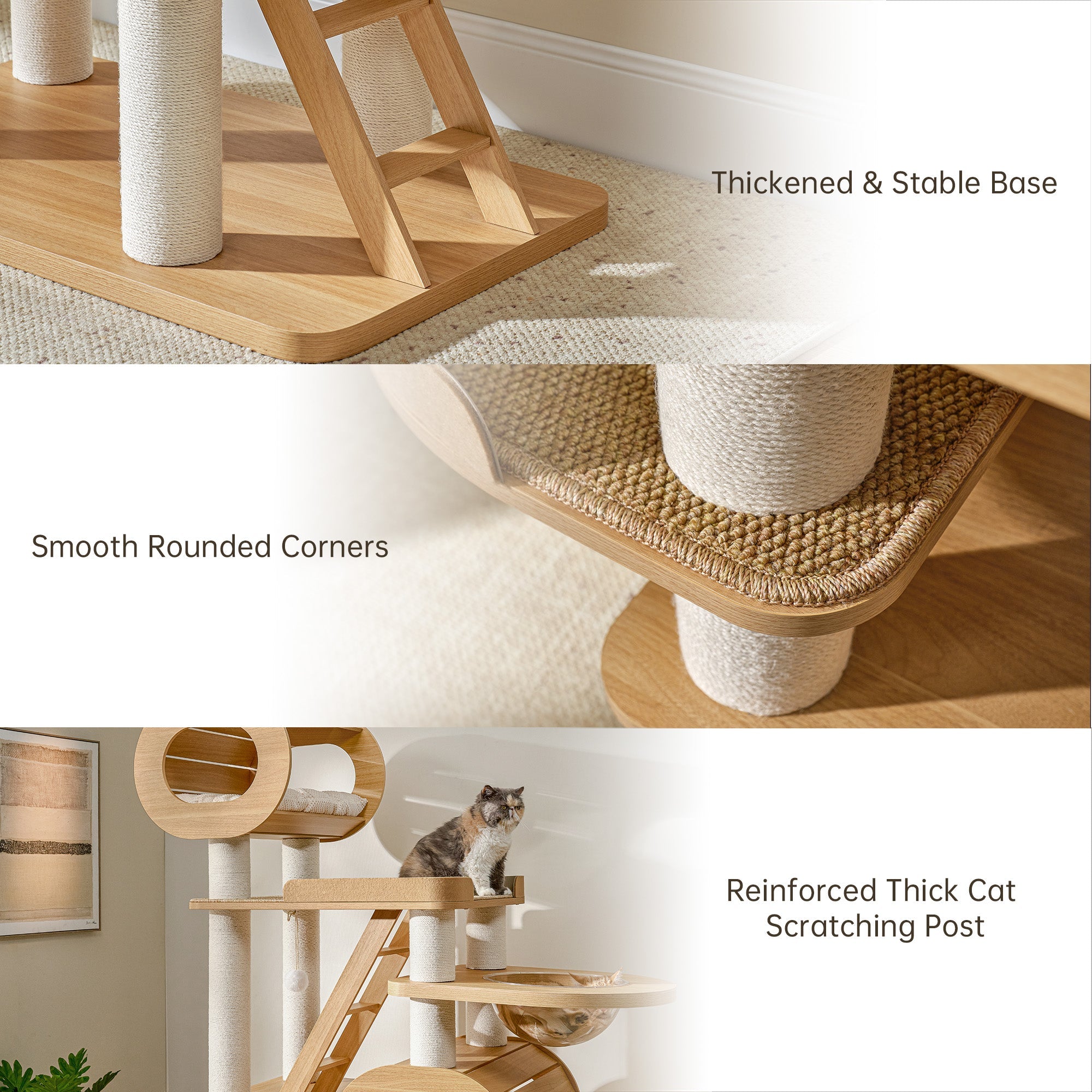 Babylon, 76" Extra Large Multi-Cat Tree Tower