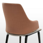 Juliet, Dining Arm Chairs Set of 2, Brown/blue