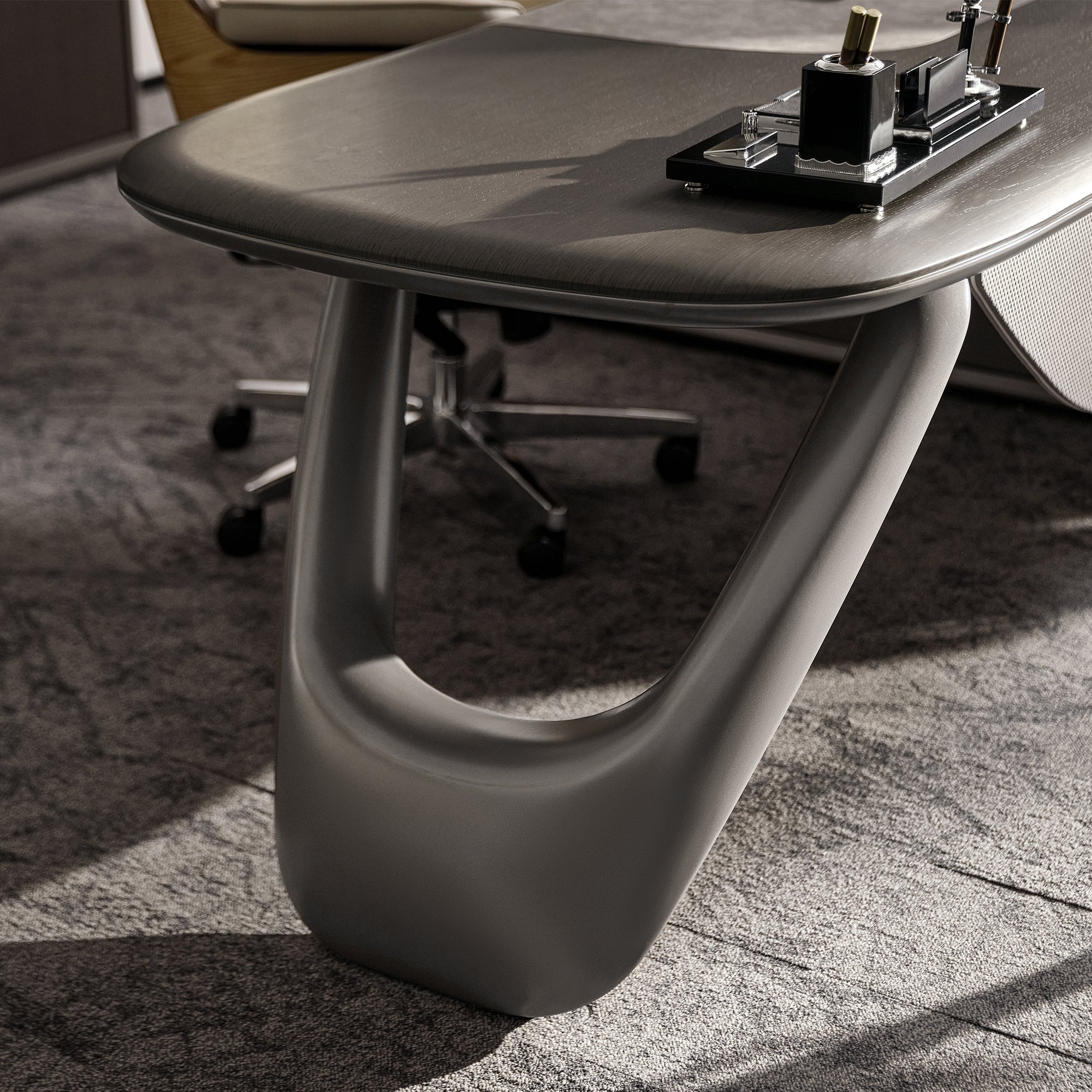 Zen Orion, Executive Desk and Bookcase