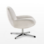 Henry, Chenille Swivel Lounge Chair