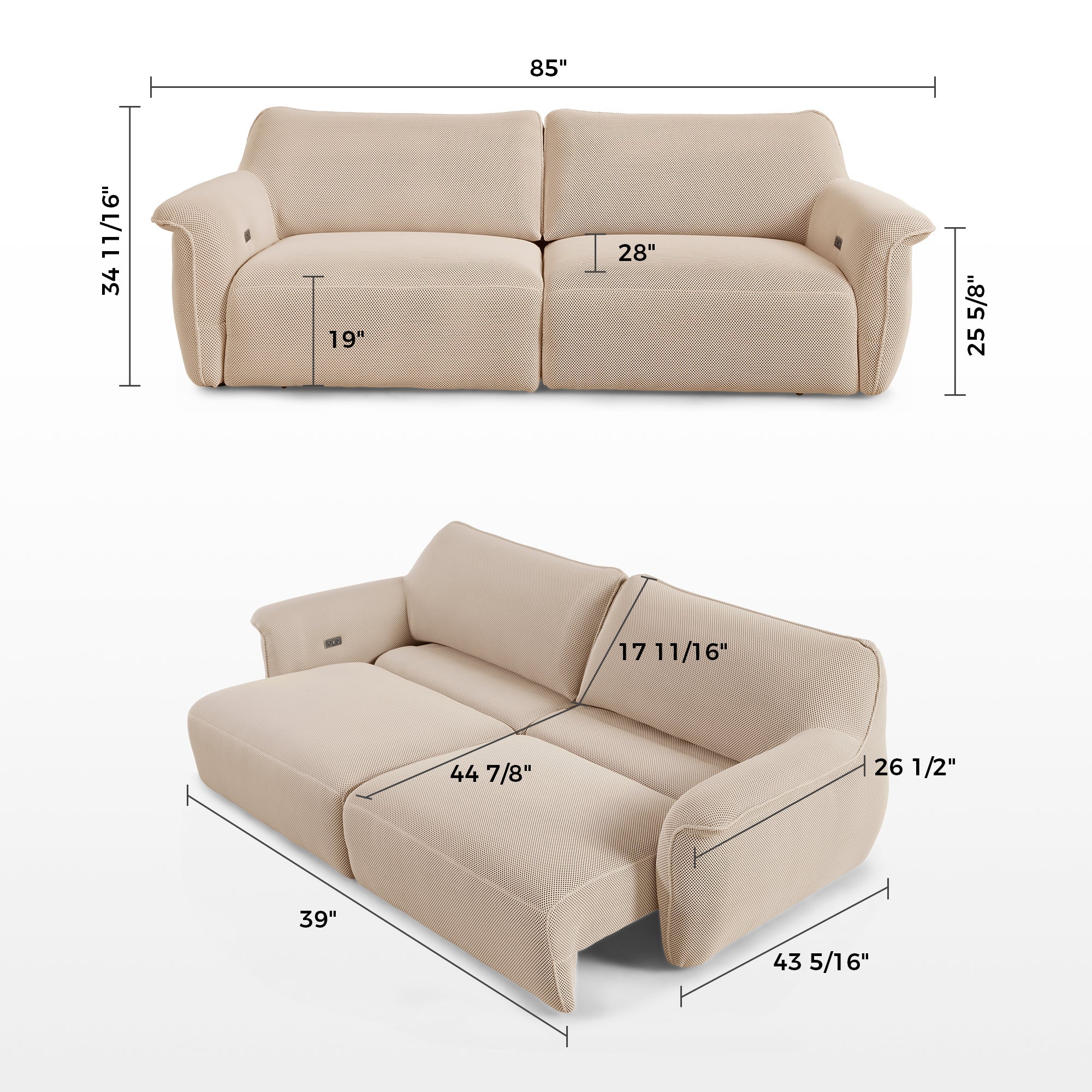 Vero Power Sleeper Sofa