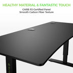 Manual Height Adjustable Gaming Desk (63"x27")