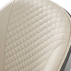 Anareli, Upholstered Dining Arm Chairs Set of 2,Beige and Dark Brown