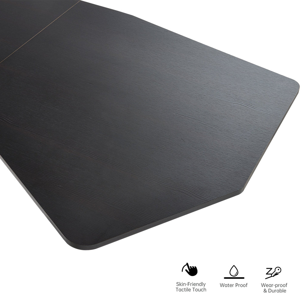 Unique Shape Office Standing Desk (70"x29")