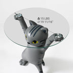 23" H, Enchanting Cat Side Table