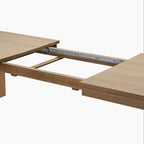 Edora Oak Extendable Dining Table (70.9" -92.5")