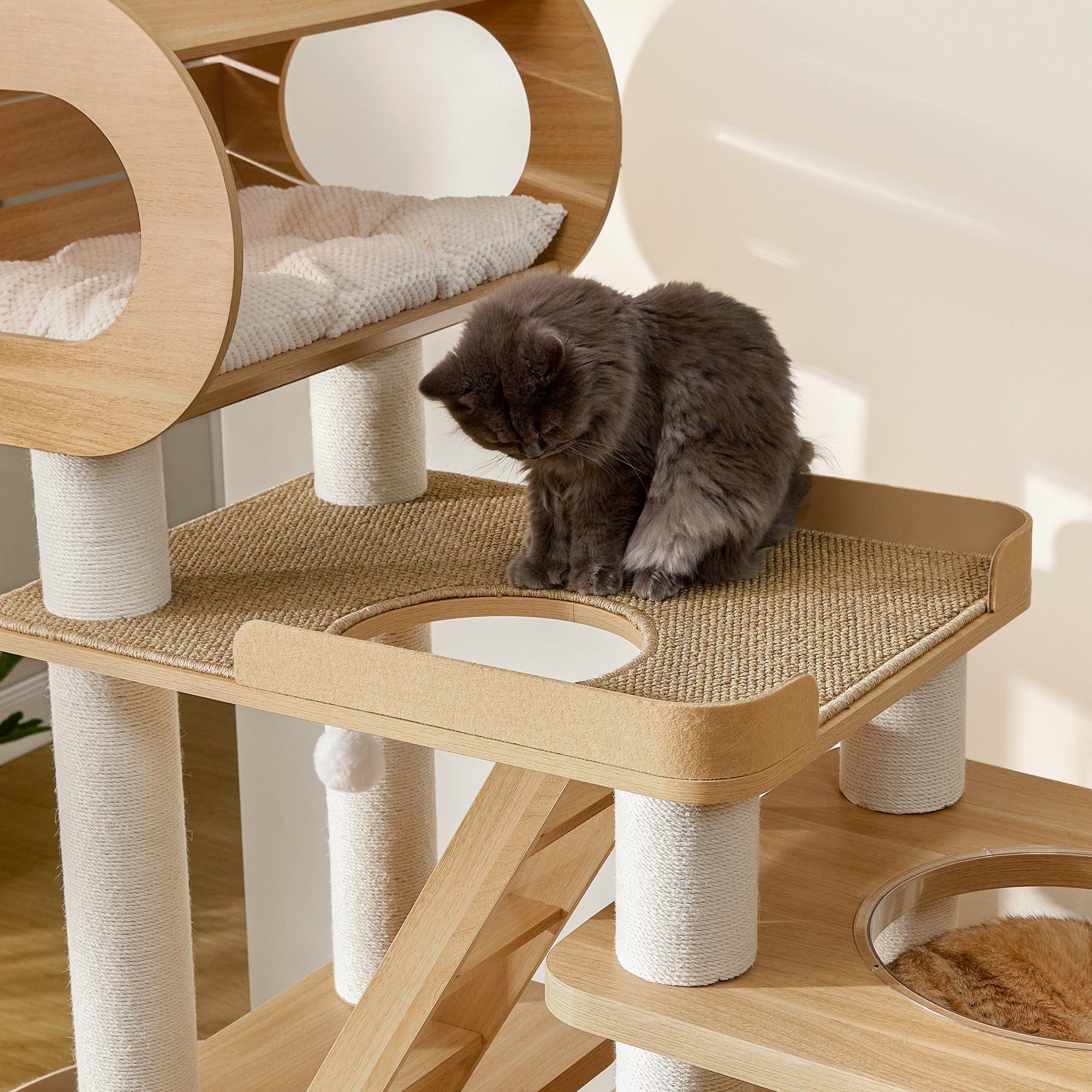 Babylon, 76" Extra Large Multi-Cat Tree Tower