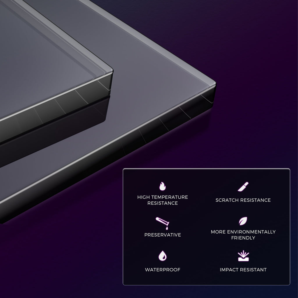 GTG-L60 Pro, L Shaped Glass Gaming Standing Desk (60"x23")