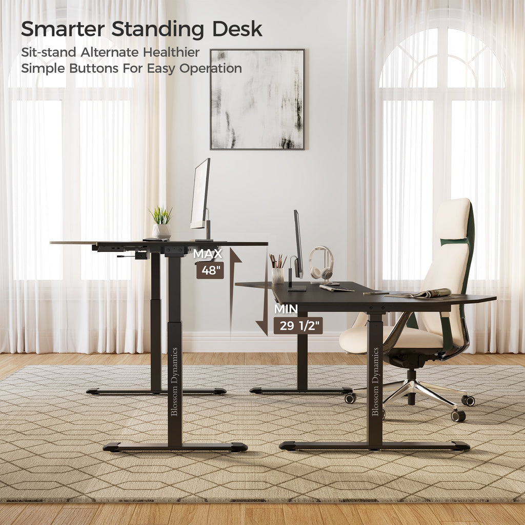 Blossom Dynamics Office Standing Desk (70"x46")