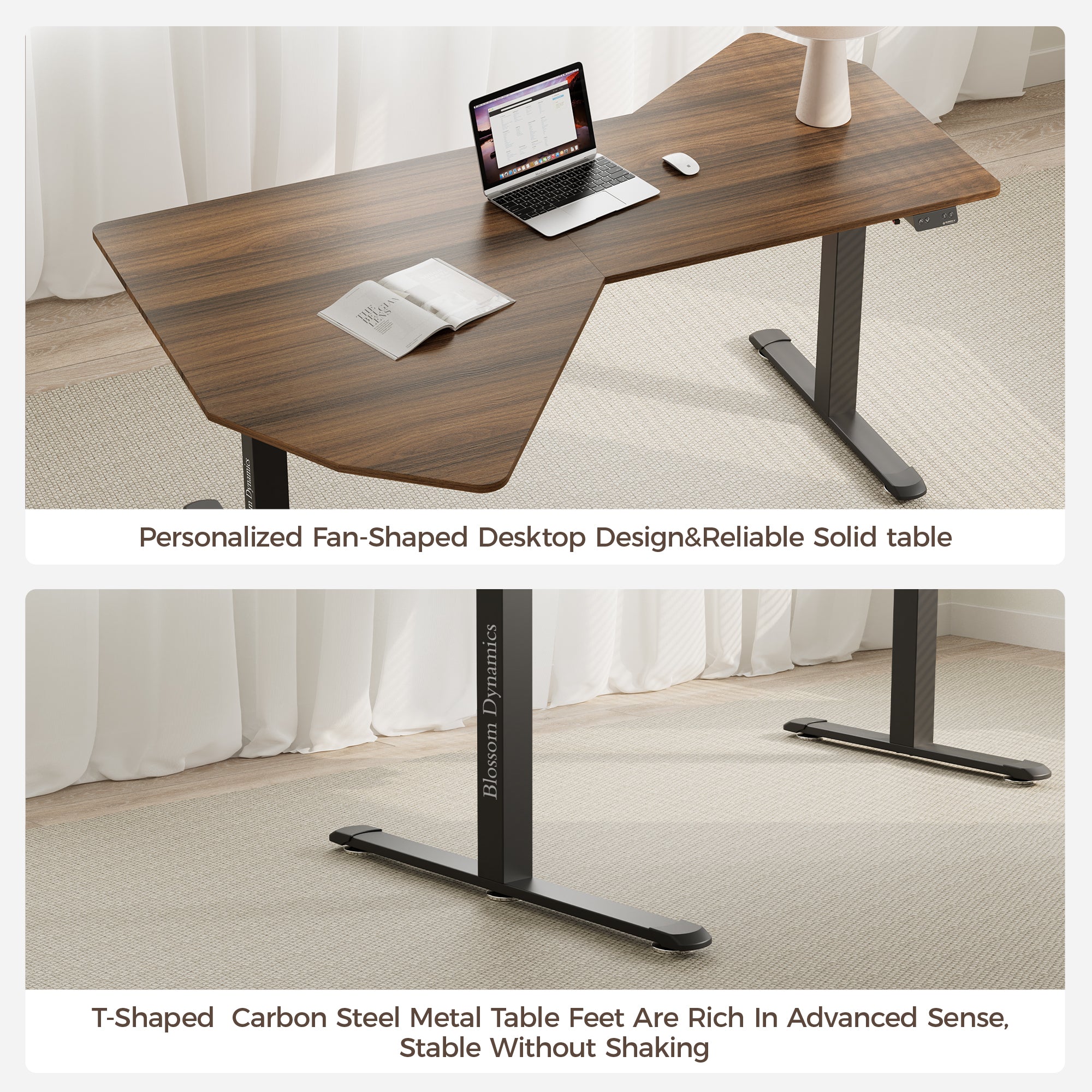 Blossom Dynamics Office Standing Desk (70"x46")