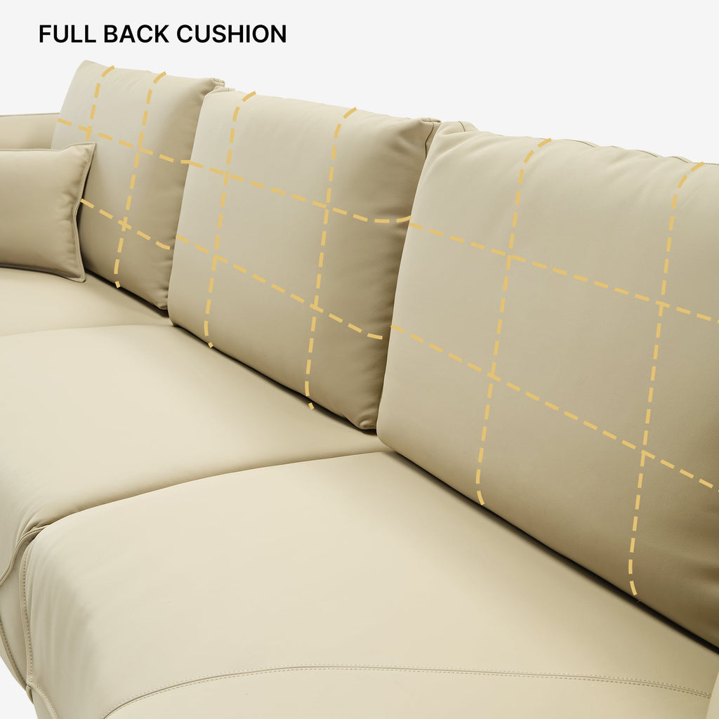 Leah, Curved Couch Sofa