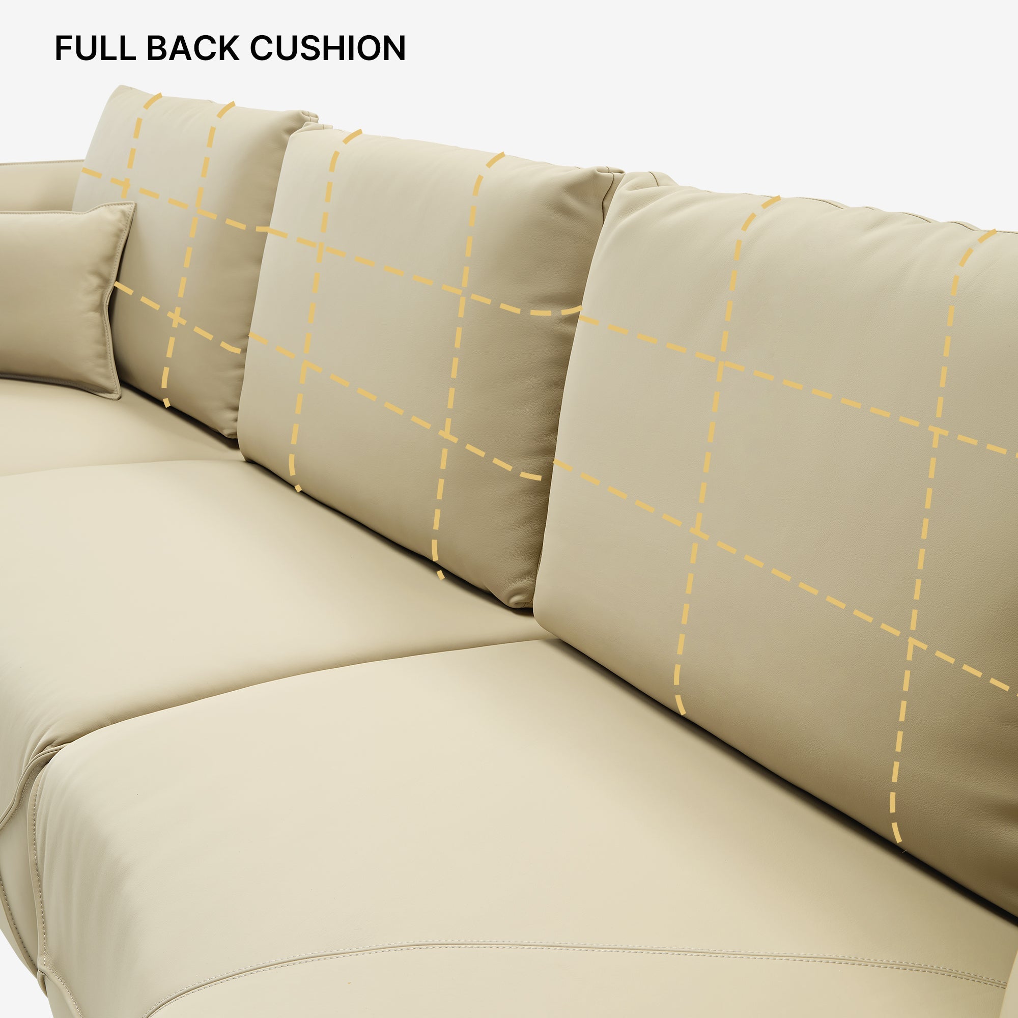 Leah, Curved Couch Sofa