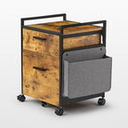 23" Rolling File Cabinet with Drawer