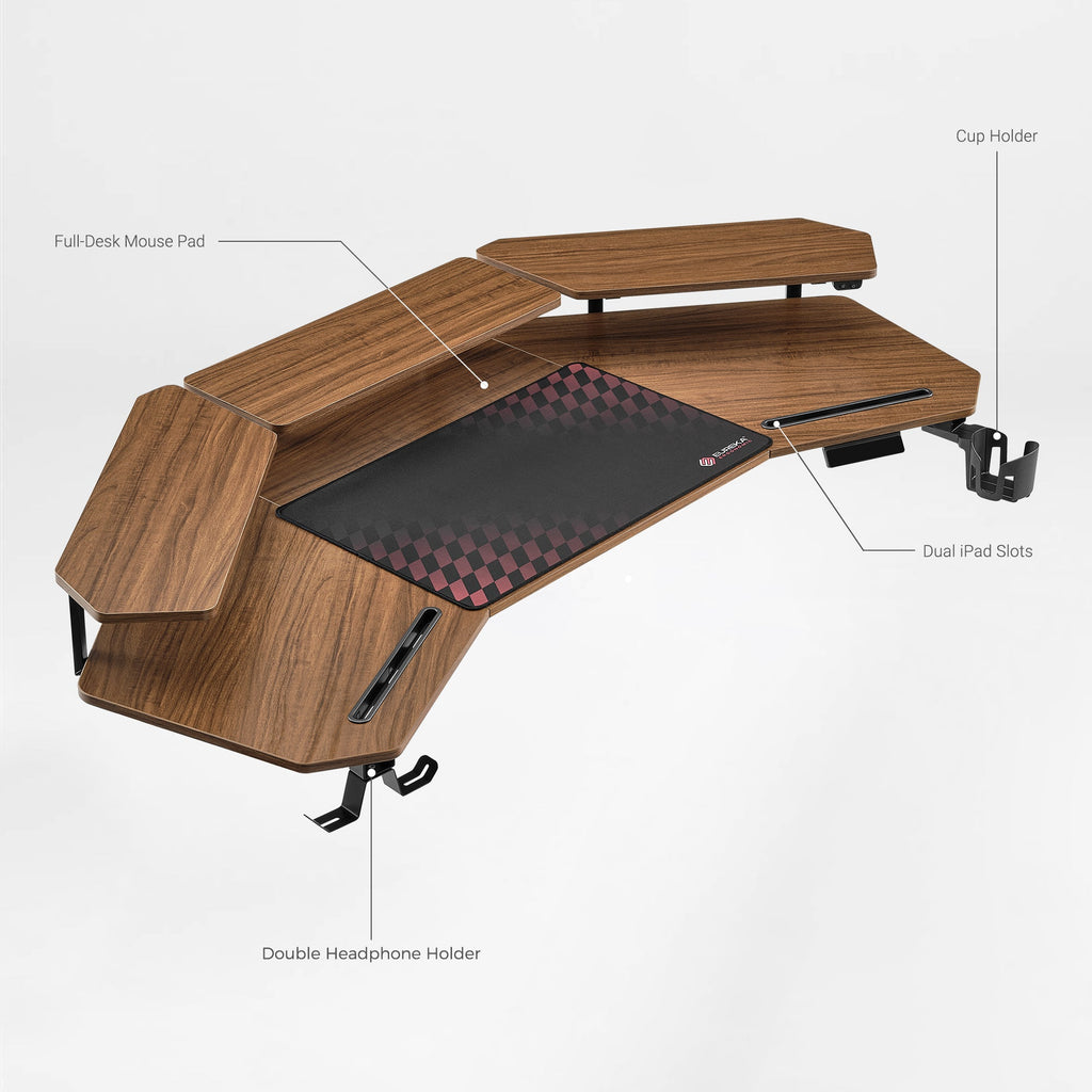 Aero Pro Wing Shaped Standing Desk (63"x23")