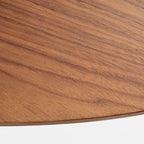 51 Walnut Oval Coffee Table