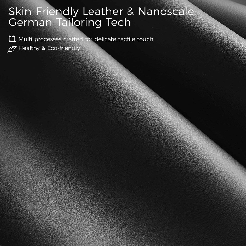 Faux Saddle Leather Adjustable Standing Desk (55"x23")