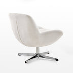 Henry, Chenille Swivel Lounge Chair