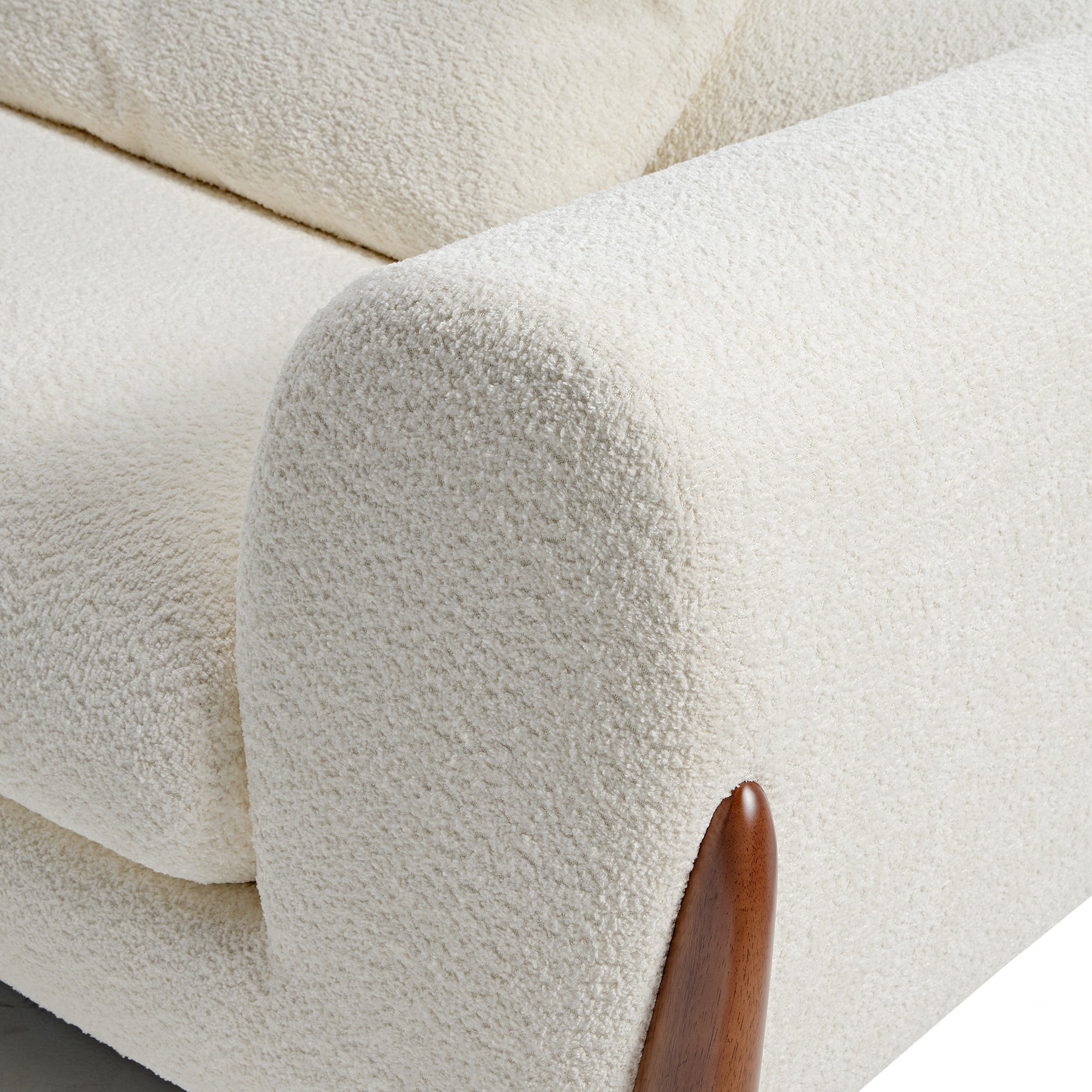 Rowan, Upholstered Accent Chair, Off White