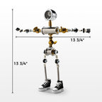 HD-19, 13.8" H, Robot-Shaped Cyberpunk Table Lamp Decor