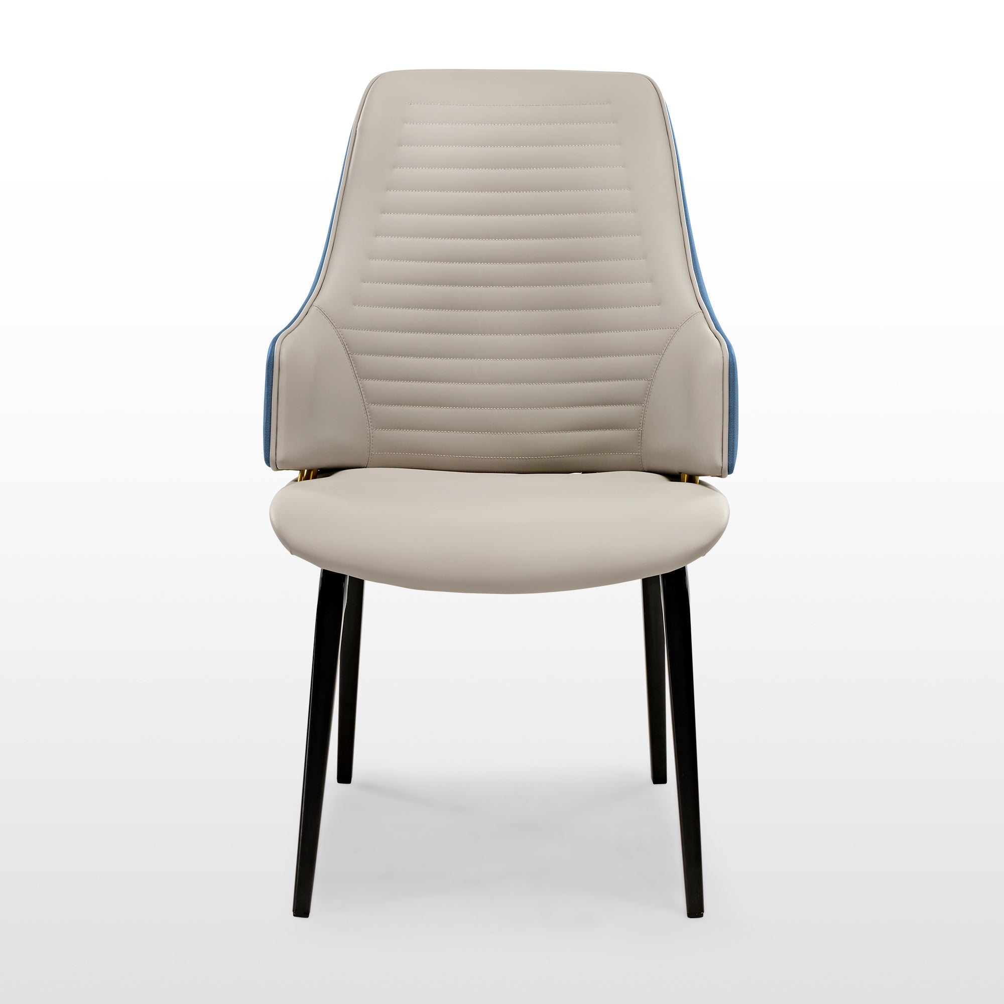 Juliet, Dining Arm Chairs Set of 2, Brown/blue