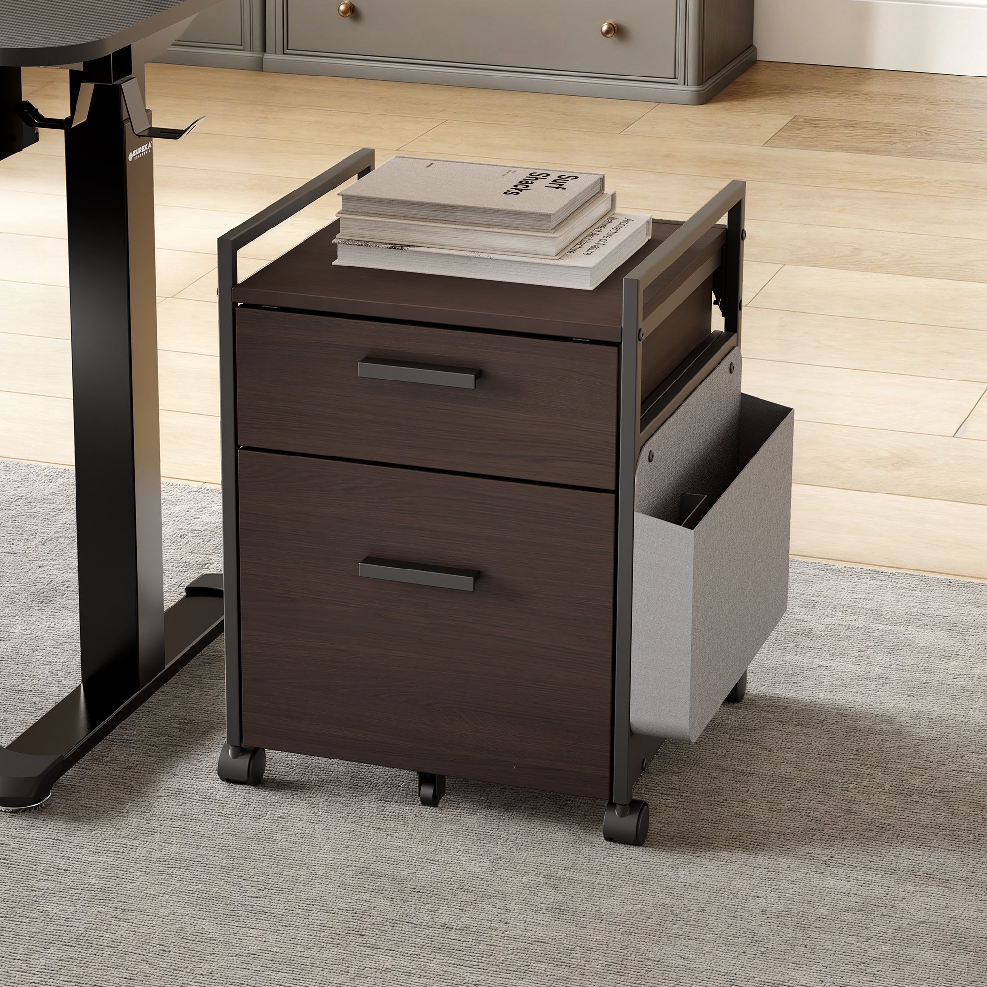 23" Rolling File Cabinet with Drawer