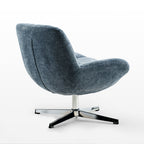 Henry, Chenille Swivel Lounge Chair