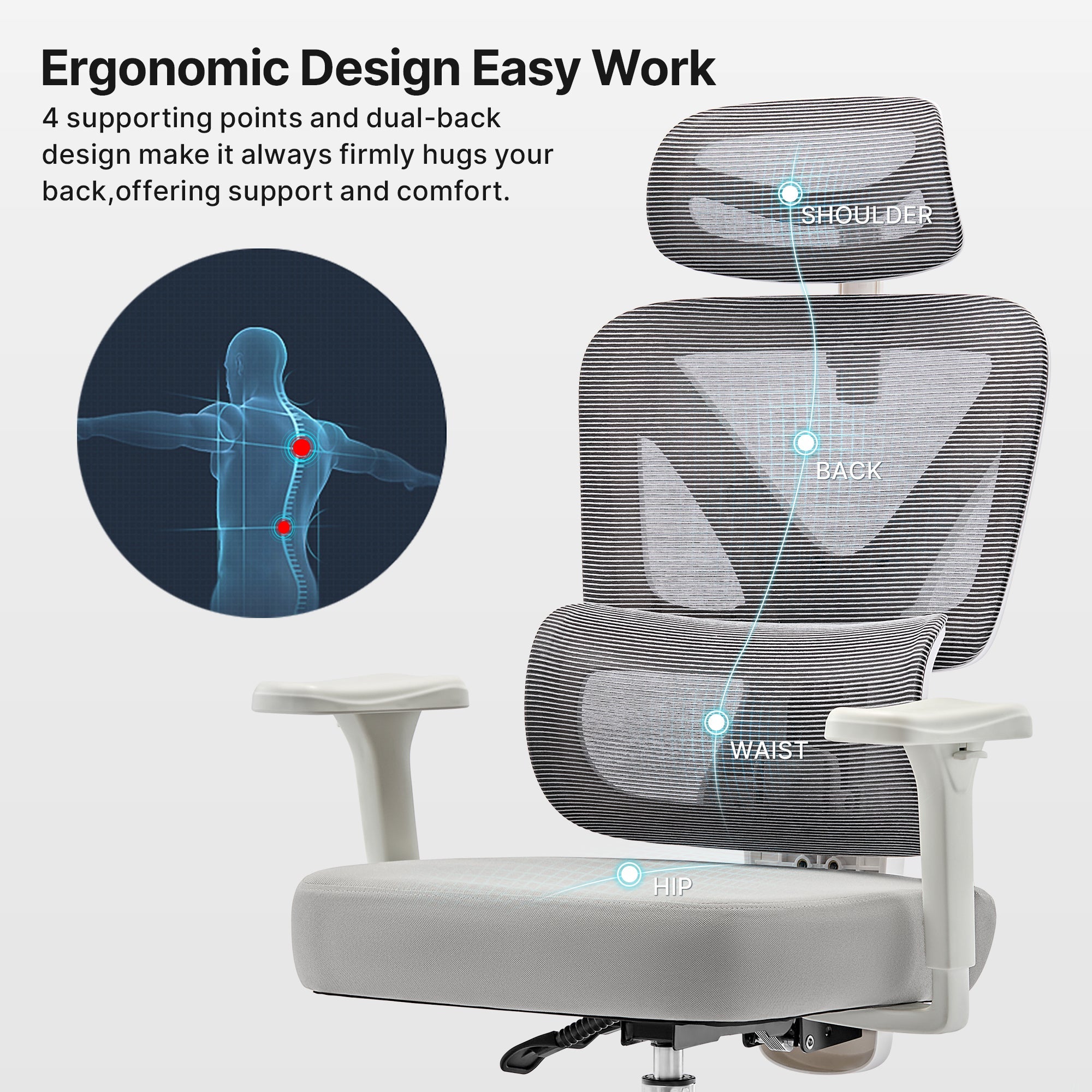 Exis,ergonomic Office Chair