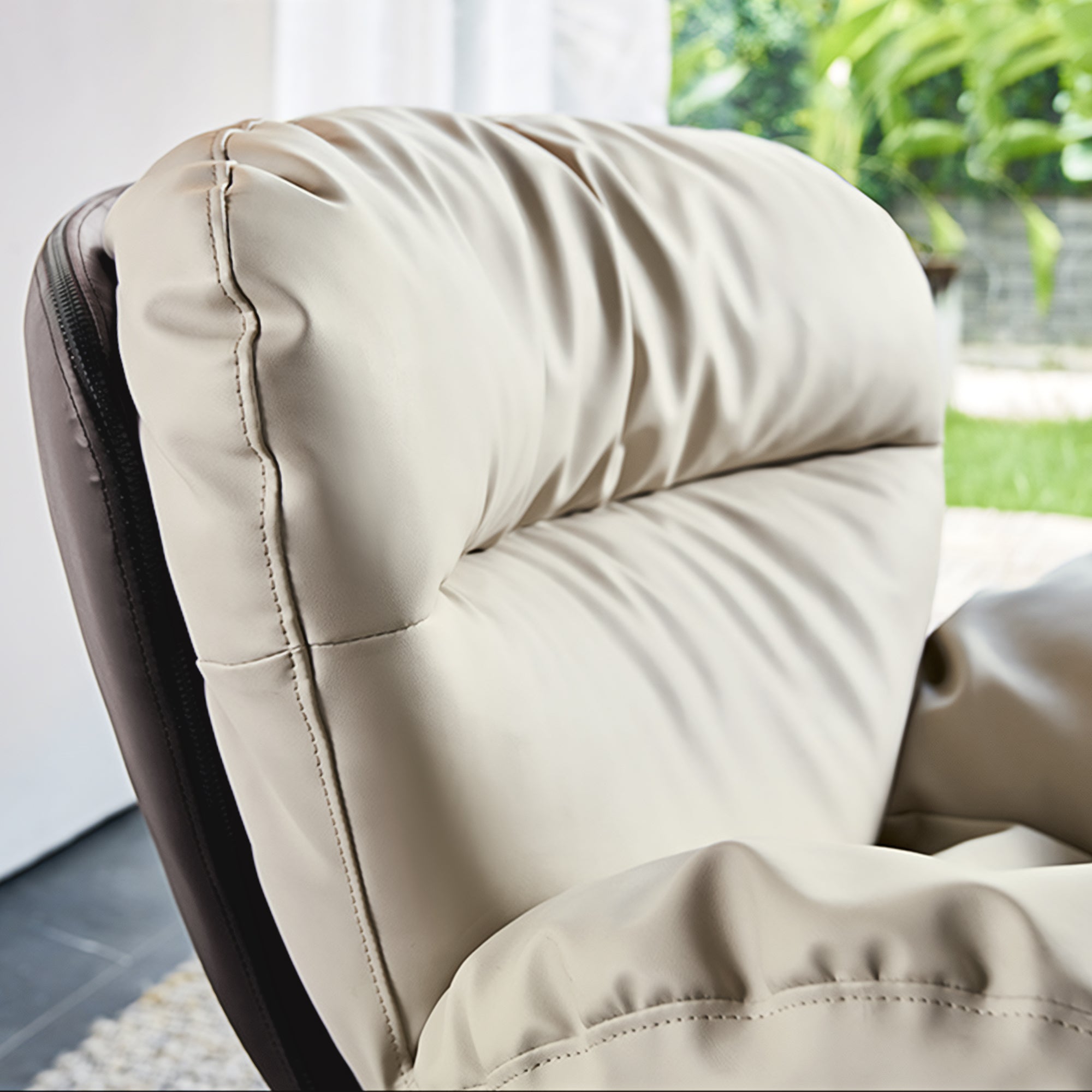 Alexia, Comfy Soft Swivel Lounge Chair, Gray