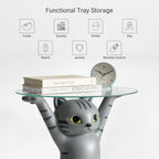 23" H, Enchanting Cat Side Table