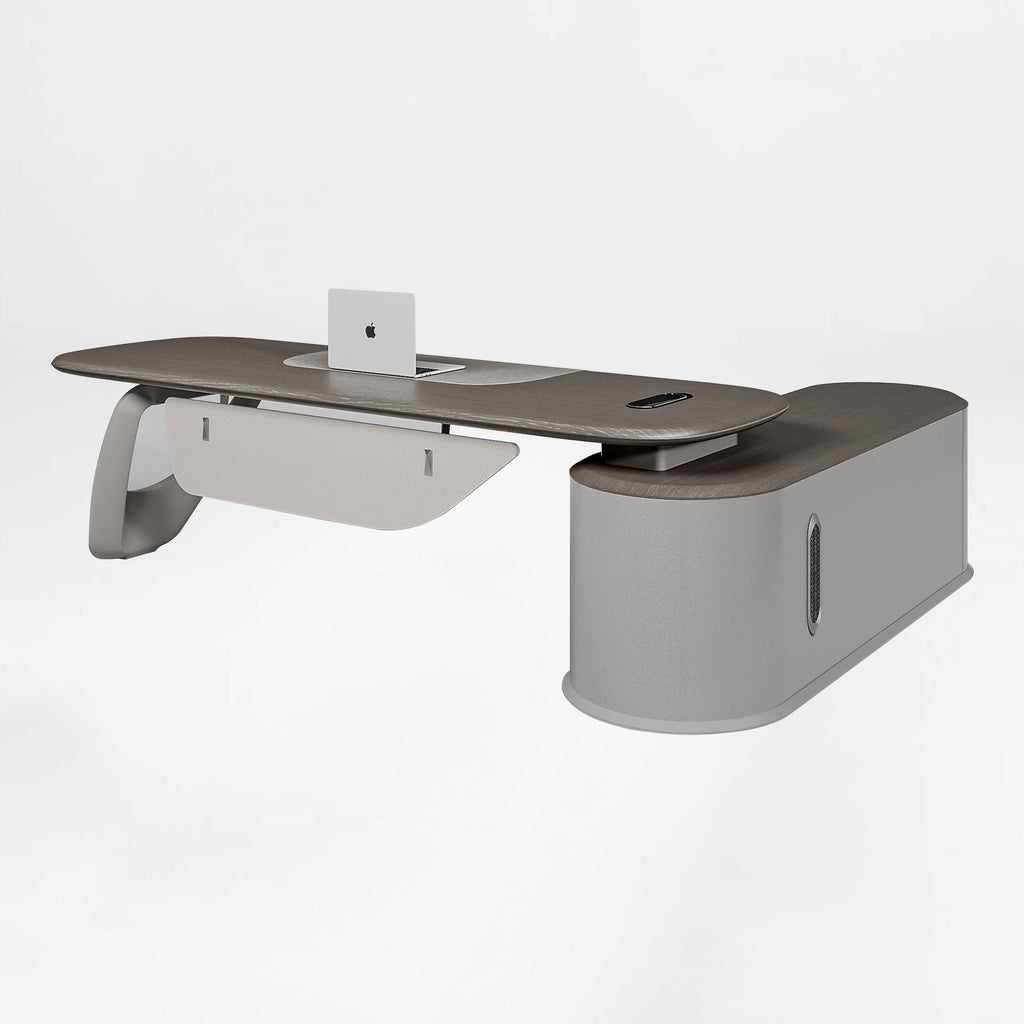 Zen Orion, Executive Desk and Bookcase